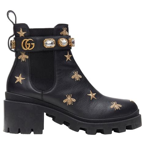 gucci boot with bees|gucci ace embroidered bee.